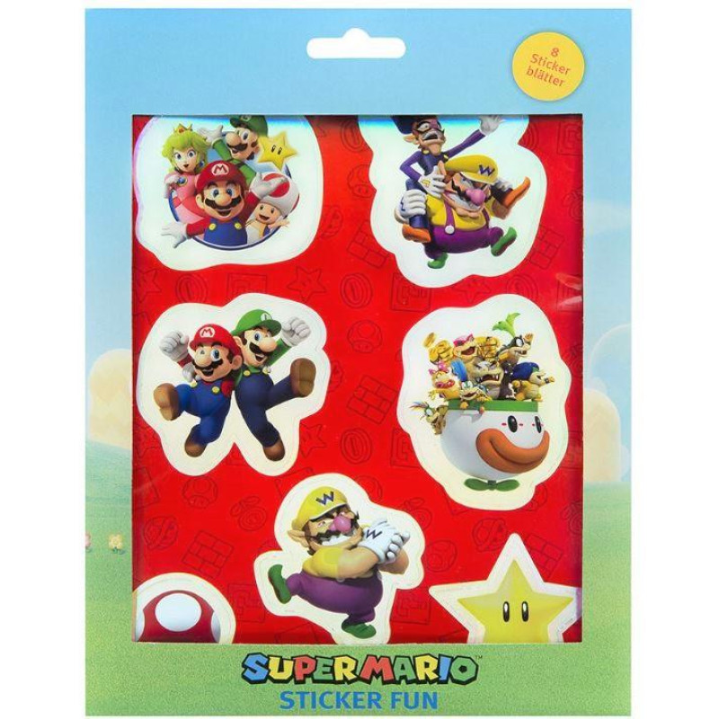 Samolepky Super Mario 8archov