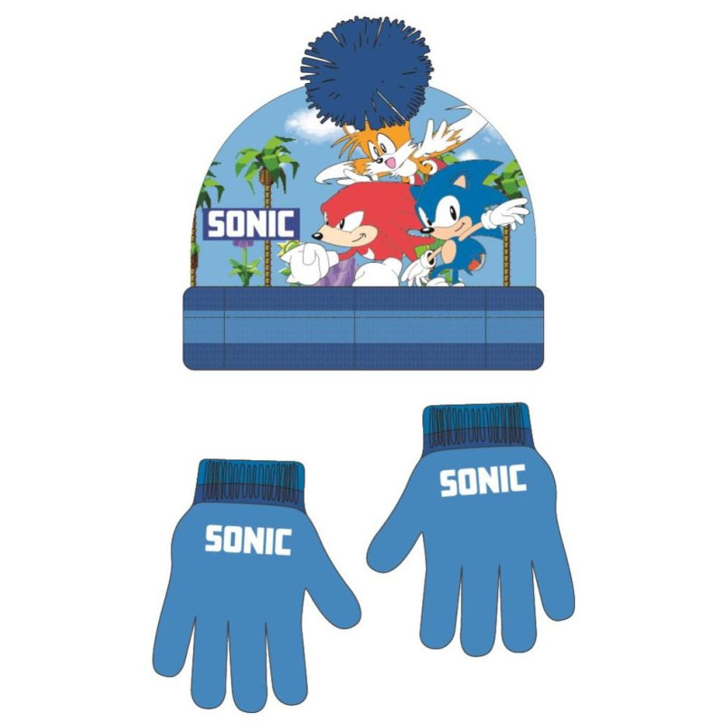Čiapky a rukavice Sonic