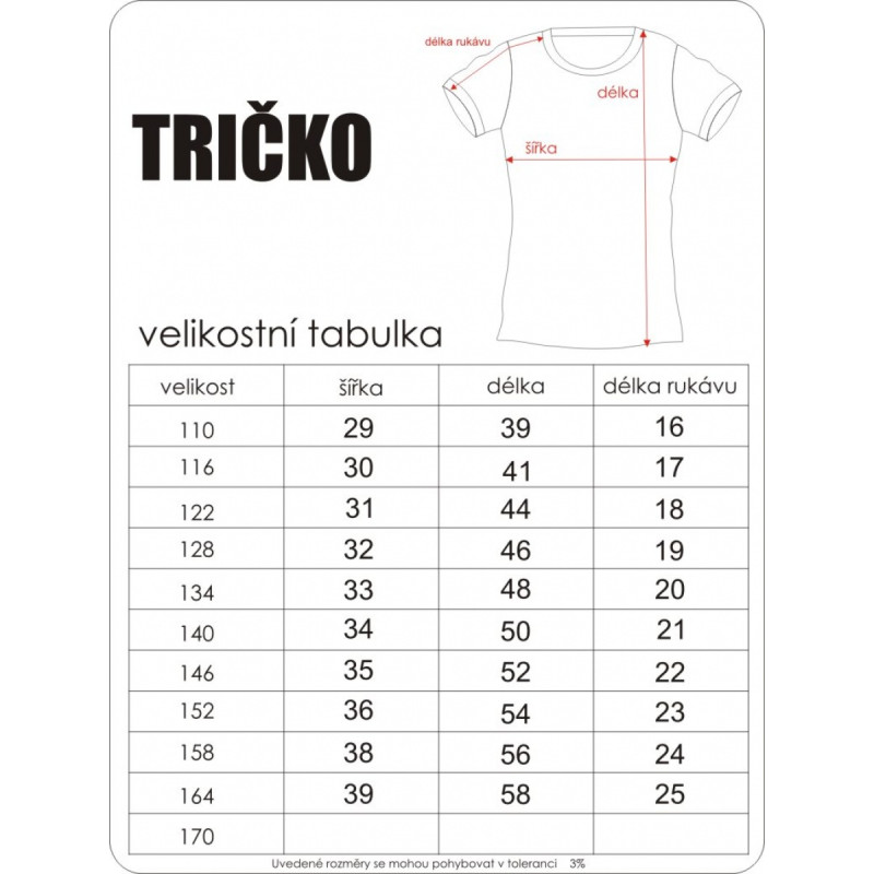 Tričko SRDCE geometrické