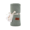 Pletená deka do kočíka bavlna bambus