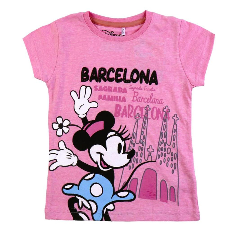 TRIČKO MINNIE Barcelona ružová