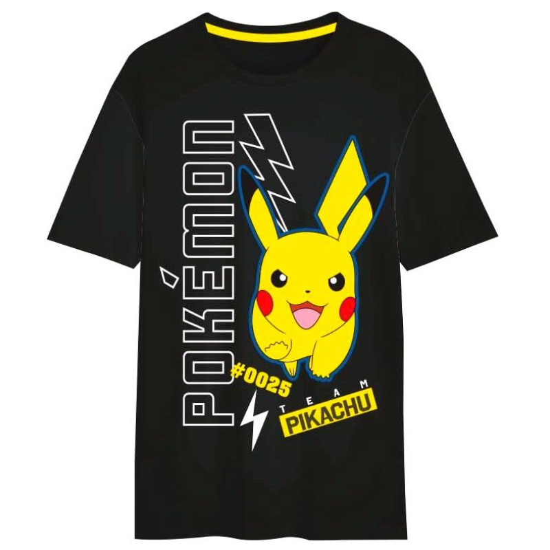 TRIČKO POKÉMON Team Pikachu čierna