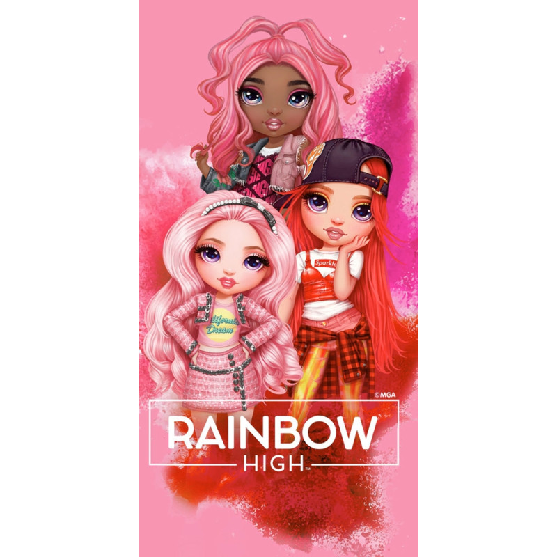 Osuška Bábiky Rainbow High Ružový Štýl
