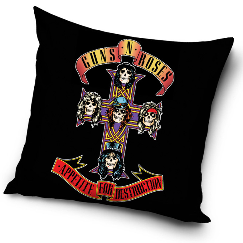 Obliečka na vankúšik Guns N´ Roses Appetie for Destruction