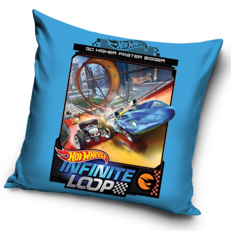 Obliečka na vankúšik Hot Wheels Infinite Loop