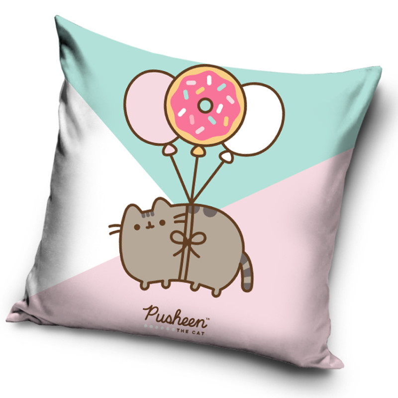 Obliečka na vankúšik Mačička Pusheen Kurz Lietanie