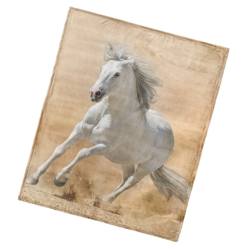 Mikroplyšová deka Kôň Belouš