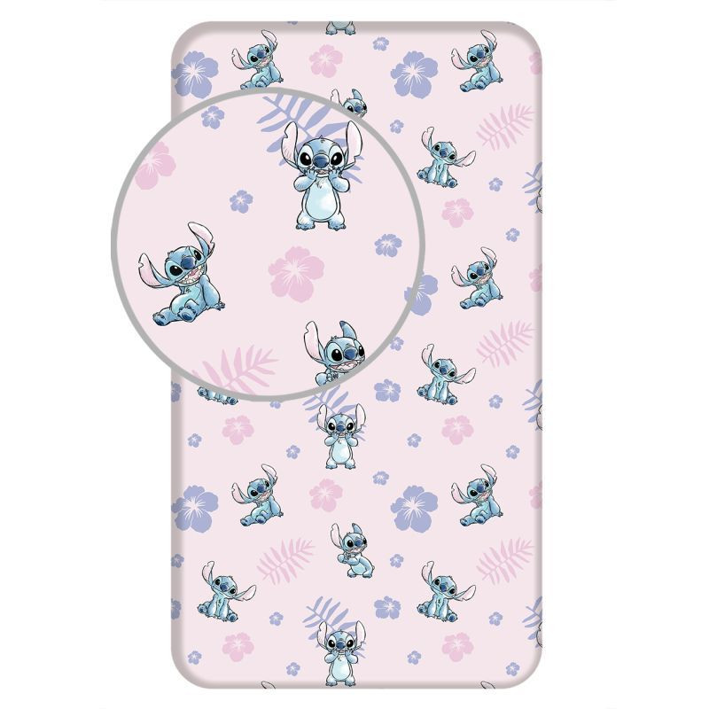 Prestieradlo Lilo and Stitch Pink