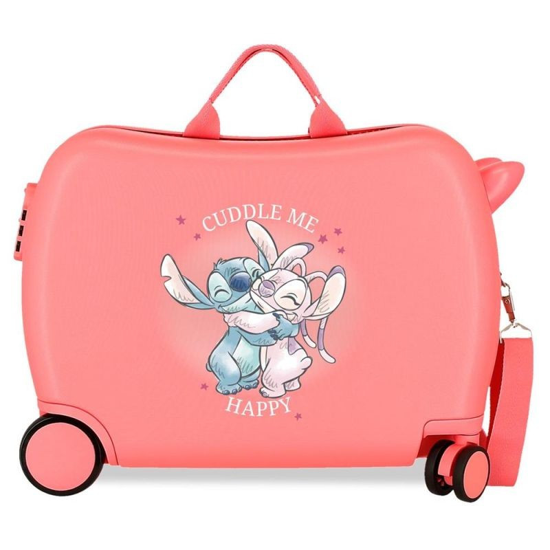 Kufor na kolieskach Lilo and Stitch cuddle me coral