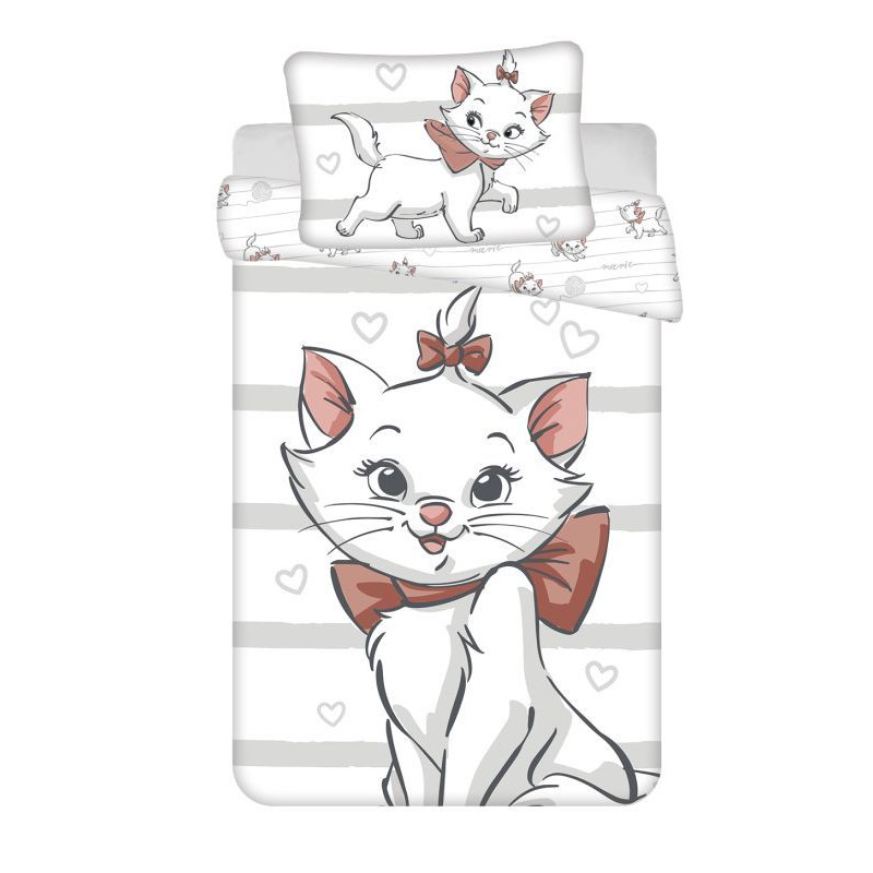 Obliečky do postieľky Mačička Marie Bow baby