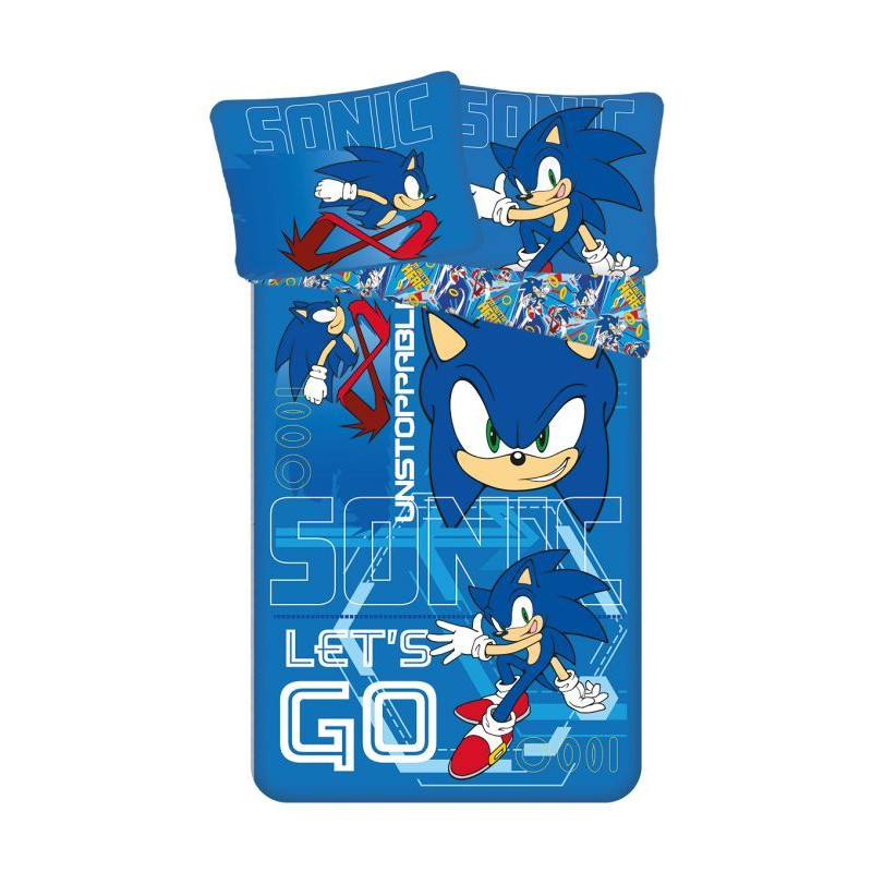 Obliečky Sonic Lets go