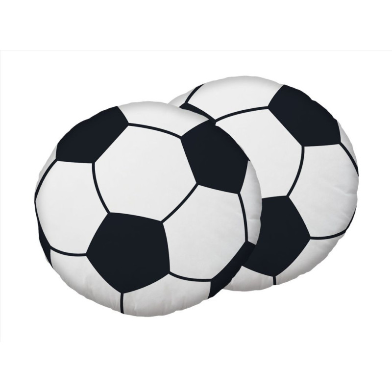 Tvarovaný mikroplyšový vankúšik Futbal