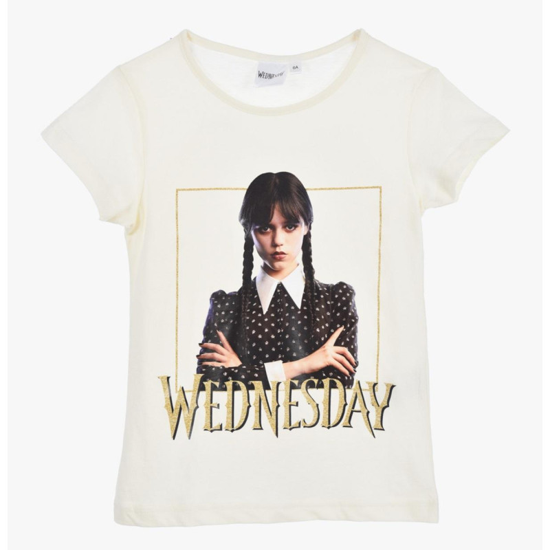 Tričko Wednesday Krémová