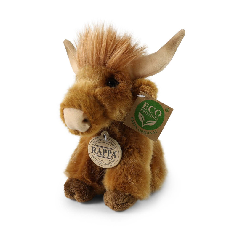 Plyšový skotský náhorní skot 16 cm ECO-FRIENDLY