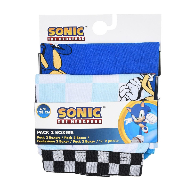 Sada 2 Ks Boxerky Sonic Race