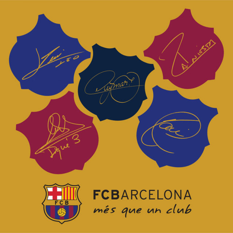 Vankúšik FC Barcelona champions
