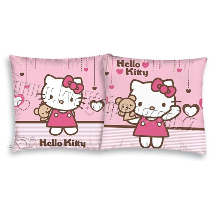 Obliečky na vankúšik Hello Kitty