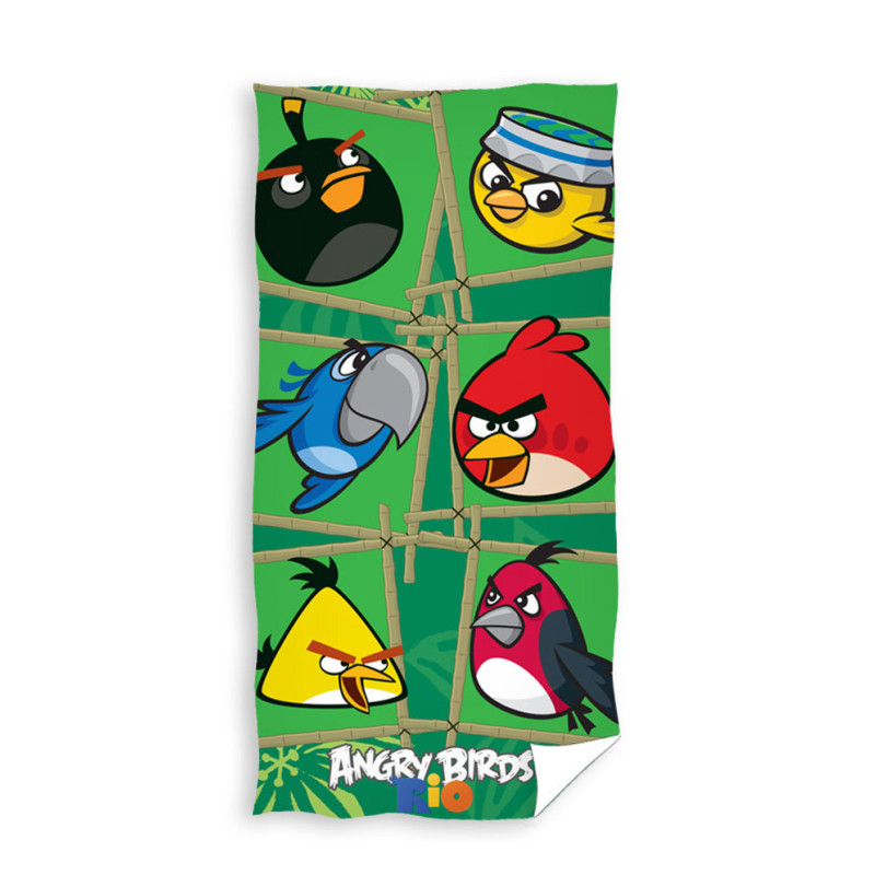 Osuška Angry Birds Rio Bamboo