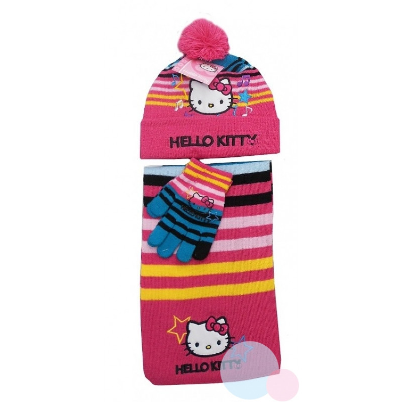 ŠÁLA, ČIAPKA A RUKAVICE HELLO KITTY