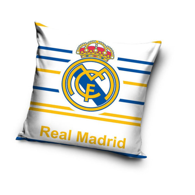 Povlak na vankúšik Real Madrid prúžky