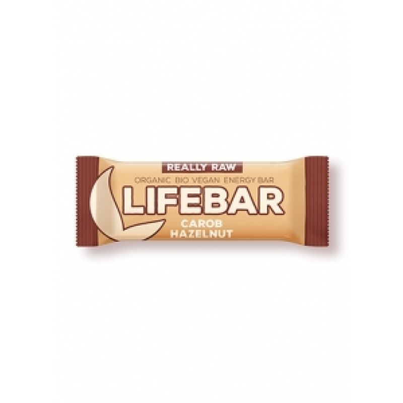 Lifebar karobová s lieskovými orechmi BIO