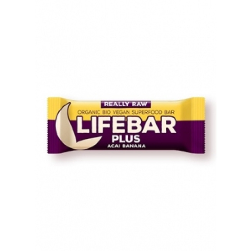 Lifebar Plus acai s banánom BIO