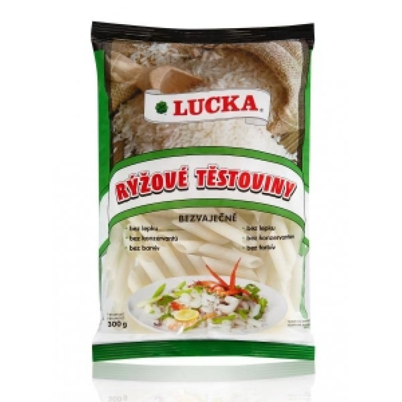 Ryžové cestoviny penne LUCKA