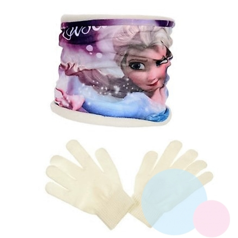 NÁKRČNÍK A RUKAVICE FROZEN