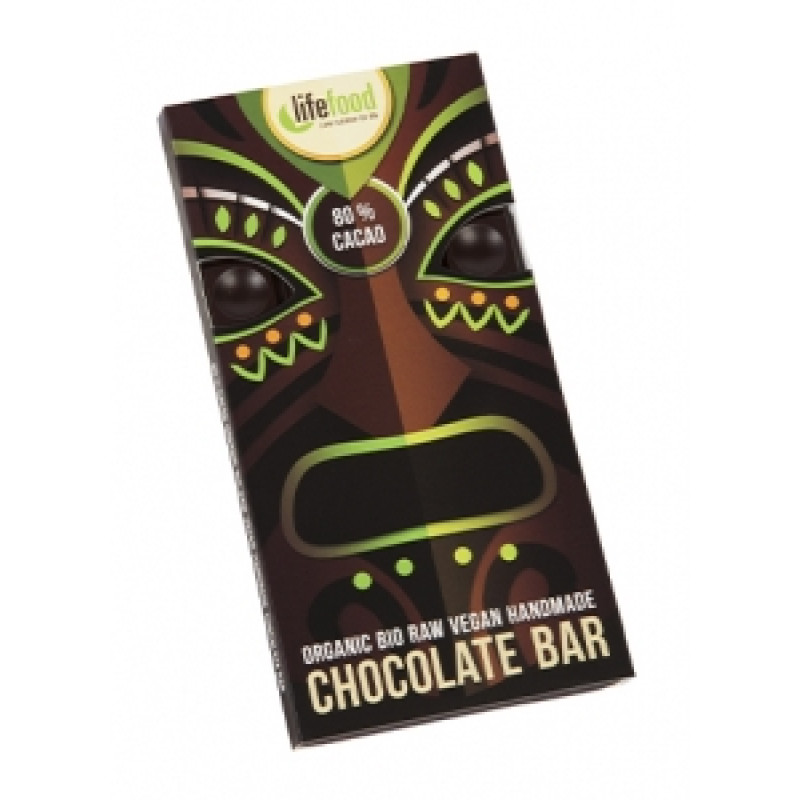Lifefood čokoláda 80% kakao BIO