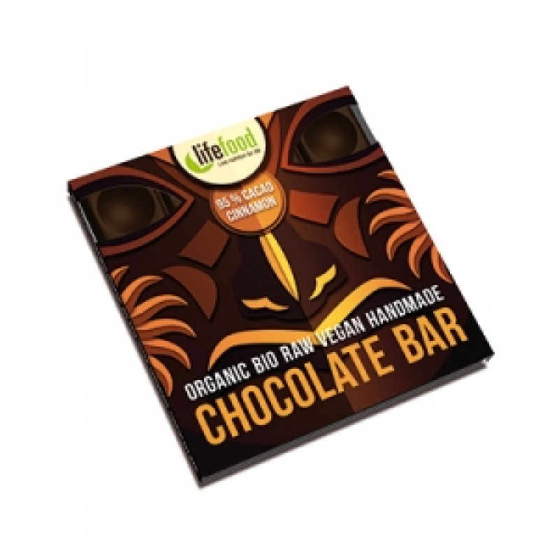 Lifefood stredná čokoláda 95% kakao so škoricou BIO