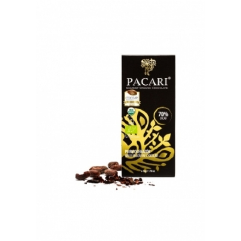 Pacari 70% horká čokoláda Piura BIO