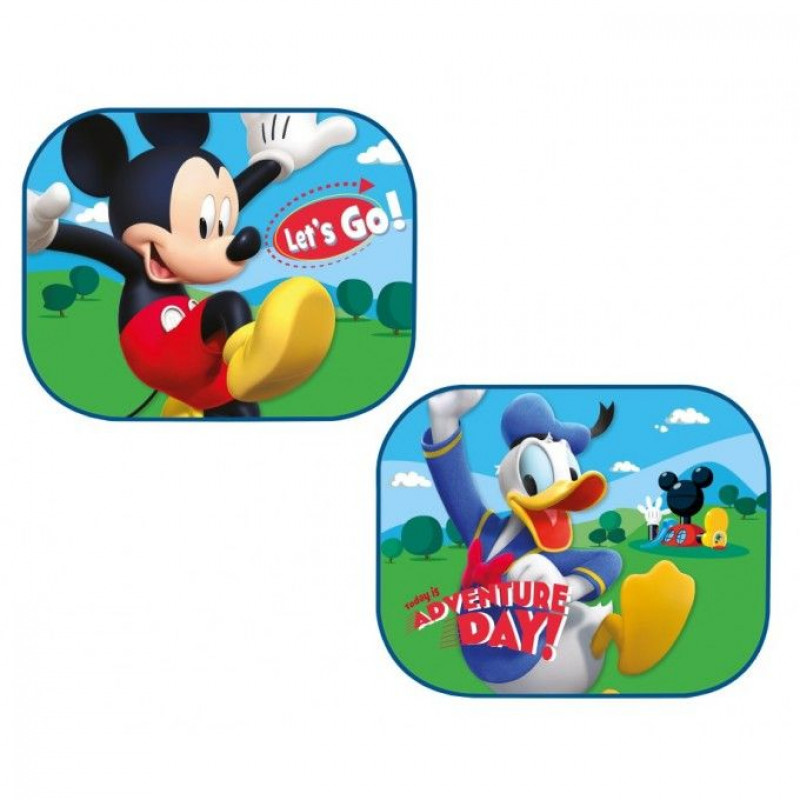 Slnečná clona Mickey a Donald 2ks