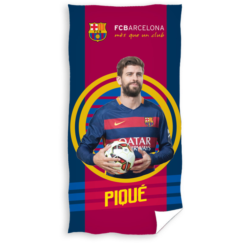 Futbalová osuška FC Barcelona Pique 2016