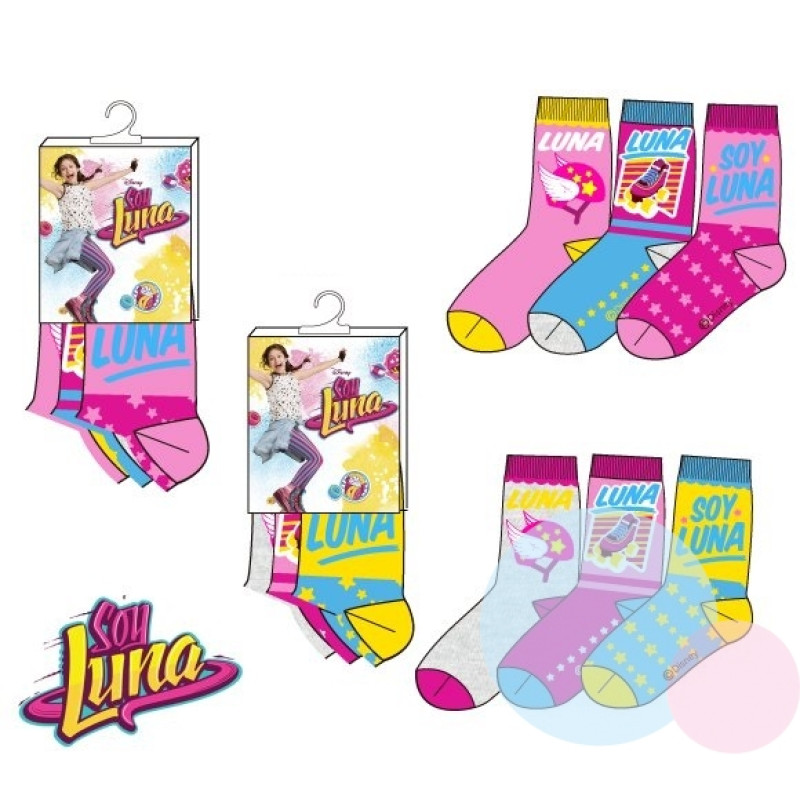 Ponožky Soy Luna 3ks