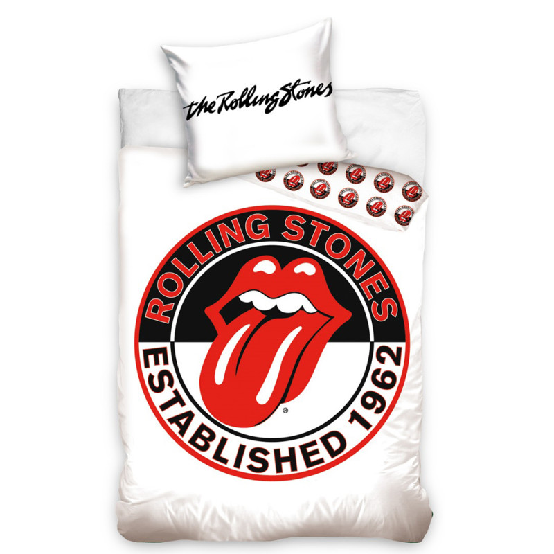 Obliečky bavlnené Rolling Stones White
