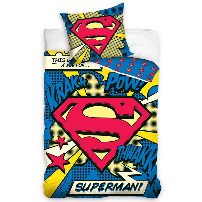 Obliečky Superman komiks
