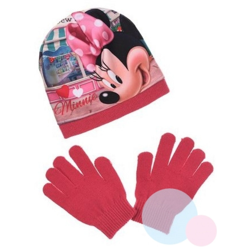 Čiapka a rukavice Minnie