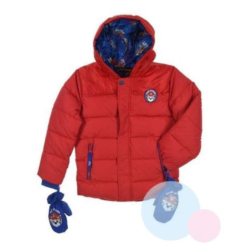Zimná bunda a rukavice Tlapkova Patrol