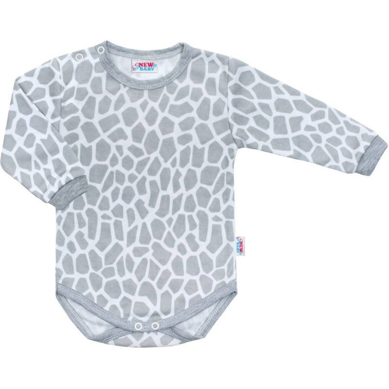 Dojčenské body s dlhým rukávom New Baby Žirafa