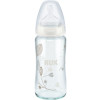 Sklenená dojčenská fľaša NUK First Choice