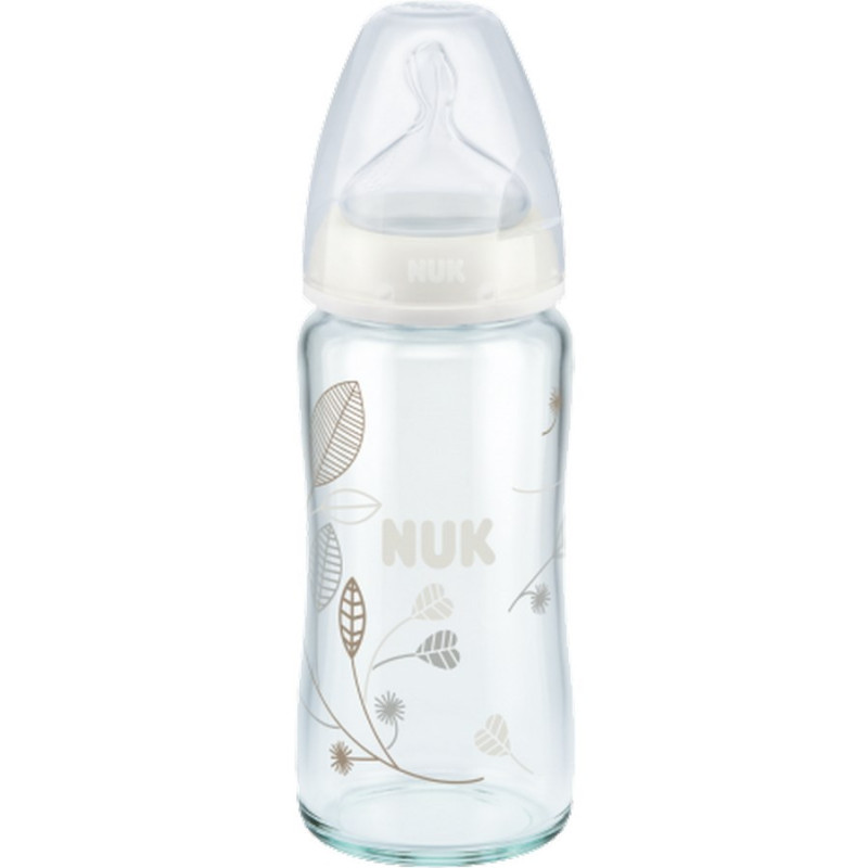 Sklenená dojčenská fľaša NUK First Choice