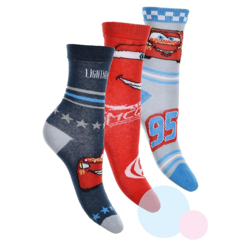 Ponožky Cars 3 kusy