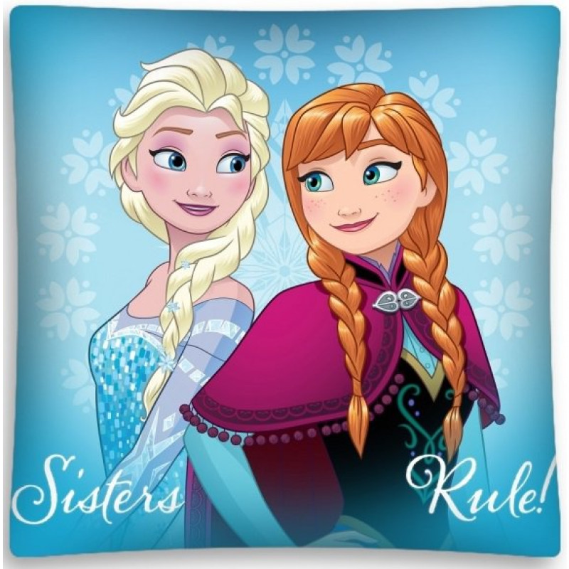 Povlak na vankúšik Frozen Anna a Elsa