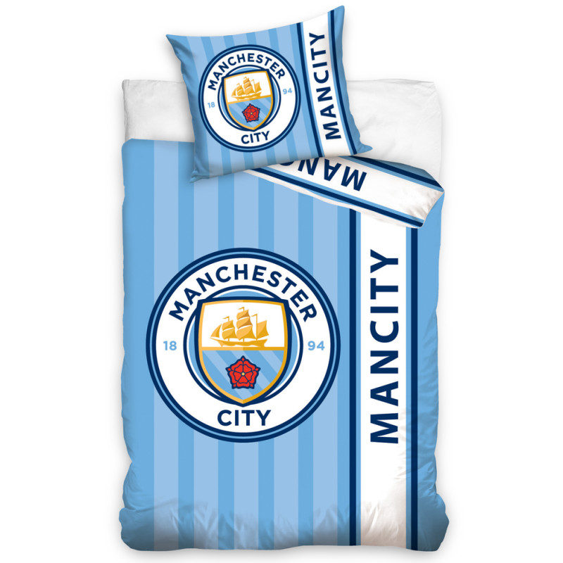 Obliečky Manchester City Stripes
