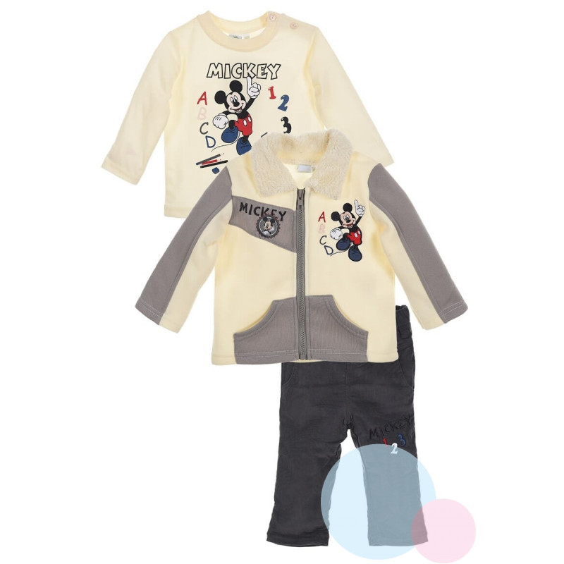 Bunda, tričko a nohavice Mickey
