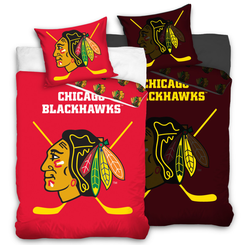 Obliečky NHL Chicago Blackhawks - svietiace