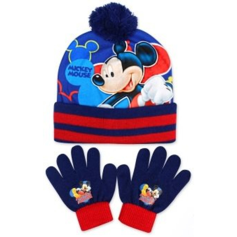 Čiapka a rukavice Mickey