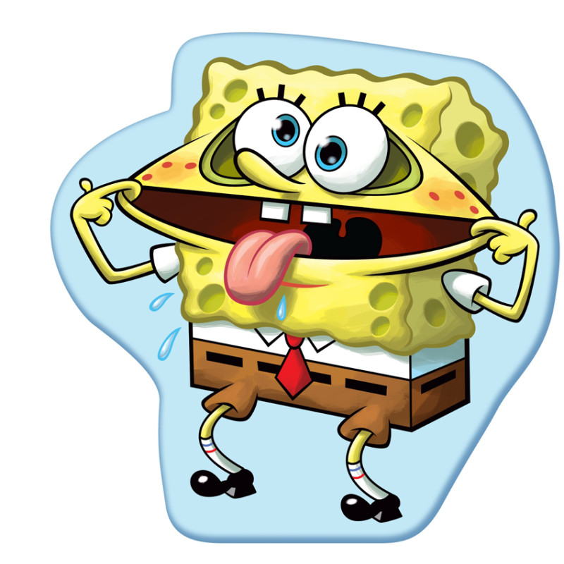 Vankúšik Rozpustilý Sponge Bob 3D