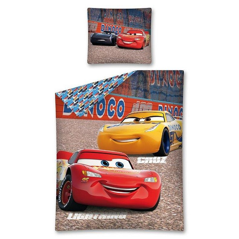 Obliečky Cars 3 Blesk a Cruz