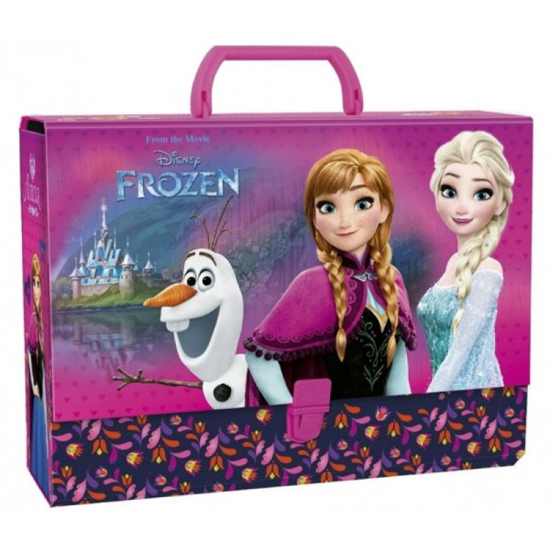 KUFRÍK A4 S rukoväťou DISNEY FROZEN